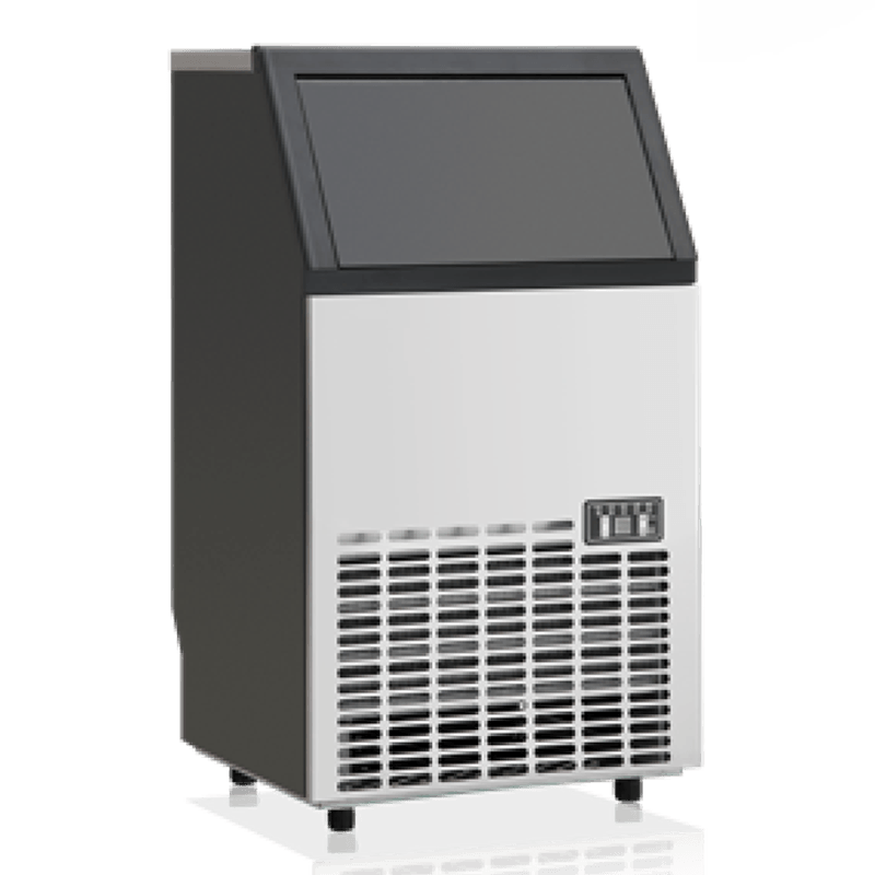 Ismaskin i rustfritt stål, lite støy Ismaskin i rustfritt stål, lite støy